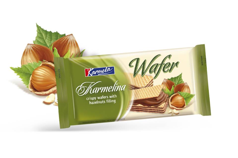 KARMELINA Wafers with Hazelnut Cream