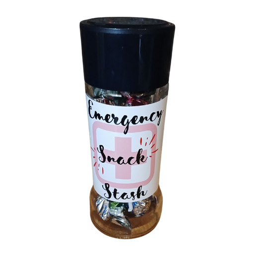 Emergency Snack Stash Jar - Assorted Lollipops