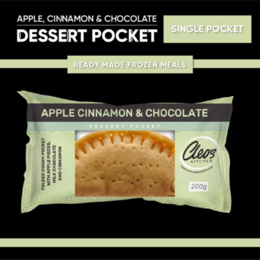 Apple, Cinnamon & Chocolate Dessert Pocket