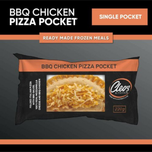 BBQ Chicken Pizza Pocket