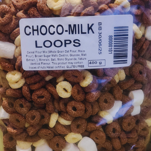 Choco-Milk Loops Cereal