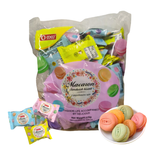 Coco Macaron Sandwich Biscuits Assorted 376g