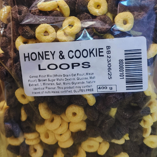 Honey & Cookie Loops Cereal