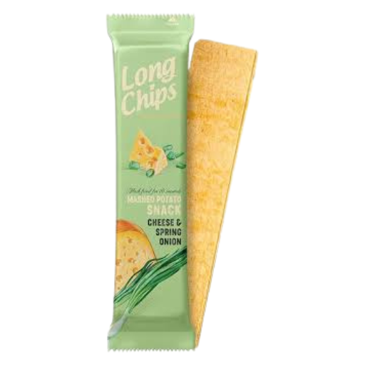 Long Chips Cheese & Spring Onion Mashed Potato Snack 75g