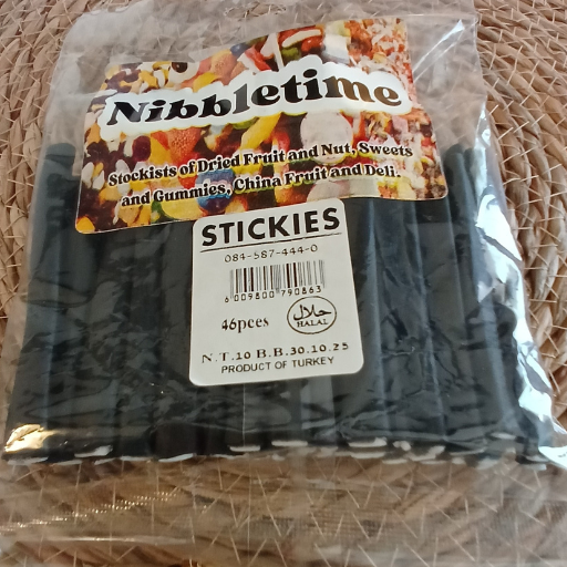 Nibbletime Stickies Black 46pcs