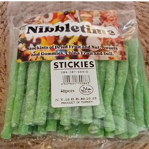 Nibbletime Stickies Green with Sugar 46pcs