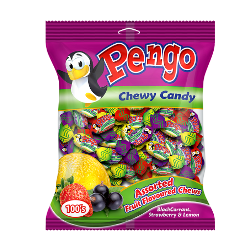 Pengo Assorted Fruit Chews 100's