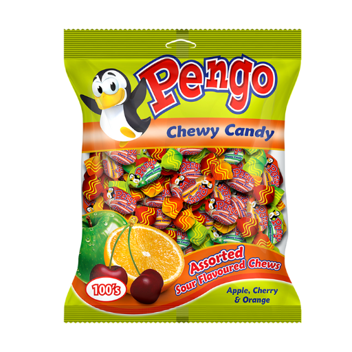 Pengo Assorted Sour Chews 100's