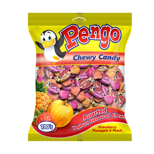 Pengo Assorted Yoghurt Chews 100's