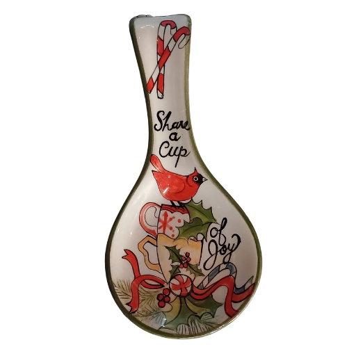 Ceramic Spoon Holder Share a Cup - 21cm