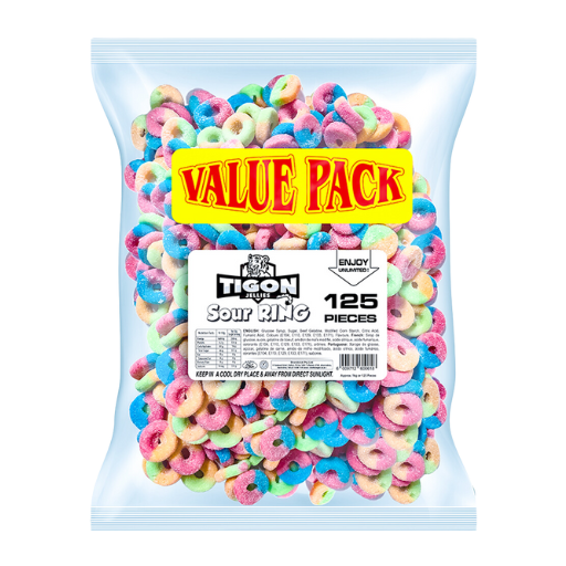 Tigon Value Pack Sour Rings 150pcs