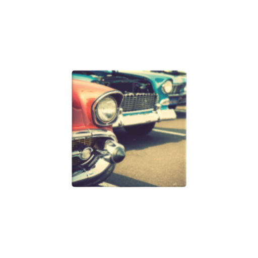 Vintage Vehicles – Chocolate Gift Box with Ribbon